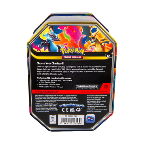 Mega Charizard Tin (Mega Charizard Y) | Pokemon TCG